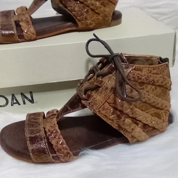 NWT Roan By Bed Stu Women's Sz.5W Leather Poppy Gladiator Sandals (X9 CRATE) - Picture 3 of 11